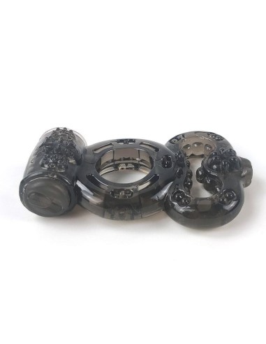 Anillo para el Pene con Vibración Negro