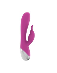 VIbrador Dual USB Silicona Rosa 2